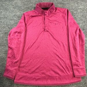 Under Armour Men’s Golf Jacket Pink Long Sleeve Golf Sweater Pink Size XL